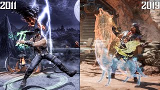 Nightwolf Fatal Blow (X-Ray) Evolution - Mortal Kombat 9-11 (2011-2019) 4K