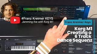 Creating a 6 Track 16bar Pattern with Korg's M1 Onboardsequenzer