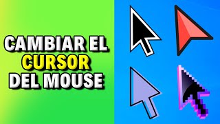 Como CAMBIAR el CURSOR del MOUSE