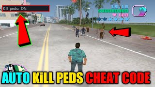 GTA Vice City Auto Kill Peds Cheat Code ( New 2022 ) | Auto Kill Peds Cheat Code | #SHAKEELGTA