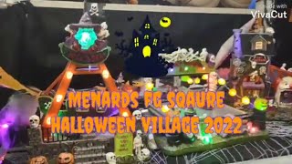 Menards Halloween Village FG Square 2022 No Lemax This Year