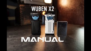 WUBEN X2 - operating manual explained! [HOW TO]