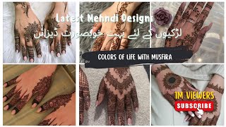 Mehndi Designs For Eid 2024 #colorsoflifewithmusfira #viral