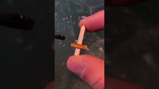 How to make a miniature wooden sword!!#miniature #sword #handmade #art #realistic #peterpan #howto