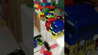 Bus basuri, telolet Basuri, telolet om telolet, cartoon, excavator, mobil miniatur#shortvideo