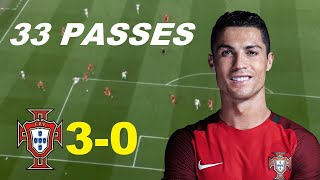 Hungary 0 - [3] Portugal | Cristiano Ronaldo Finishes World Class Team Goal for Portugal (33 passes)