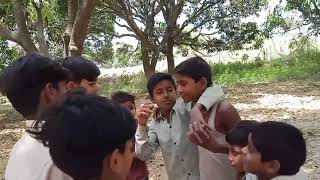 Village Boys Enjoy in Garden.