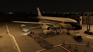 Night Arrival into London Heathrow RWY 27R (EGLL) | Fenix A319 IAE | MSFS