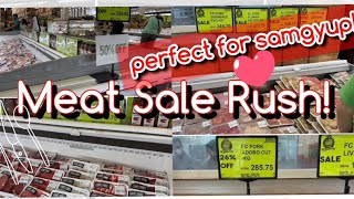 🥩Meat Sale Rush!!! High Quality Meat Perfect for Samgyup! 😋