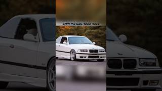 The evolution of the BMW M3  body! #short #shorts #evolution #car #machine #bmwm3 #bmw