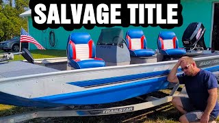 Mistake buying a SALVAGE Boat?? Final Assembly