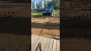 Leveling sand #landscaping