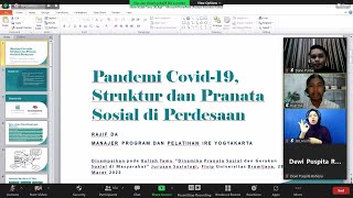 Kuliah Tamu bertemakan Dinamika Pranata Sosial dan Gerakan Sosial di Masyarakat