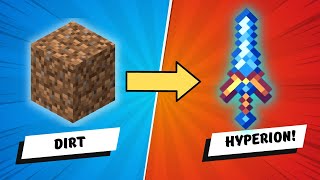 Hypixel Skyblock: Dirt to Hyperion - Epic Minecraft Journey Begins!