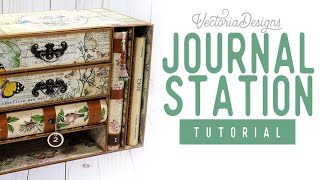 Journal Station Tutorial | Junk Journal Storage | Butterfly Beauty Kit | PART 1