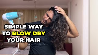 How to Blow Dry Hair in Minutes! 💨💁‍♀️