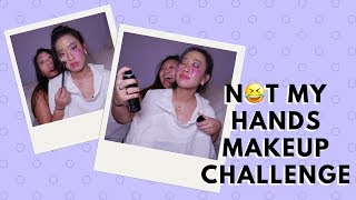 NOT MY HANDS MAKEUP CHALLENGE (W/ MINJEE) | JAIME PARK