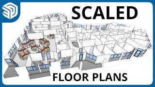 Scaled Floor Plans and Sections