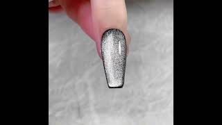 Golden super big Stick magnet.#cateyegel #nailtutorial #naildesigns