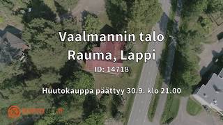 Kiertonet.fi – Vaalmannin talo Rauma, Lappi. Huutokauppa päättyy 30.9. klo 21.00