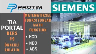 TIA PORTAL PLC PROGRAMLAMA EĞİTİMİ | DERS #9 | MOD | NEG | ABS