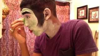 Maleficent Face Paint Tutorial