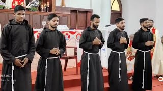 1st Simple Profession | Br. George, Br. Godwin, Br. Jeas, Br. Nobin | Capuchin | Calvary Ashram |