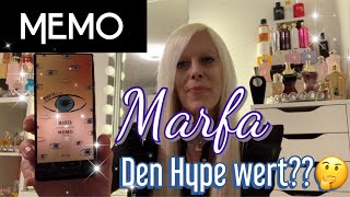 MARFA EDP von MEMO 💝Wie performt er? Ist er den Hype wert?🤔Meine Meinung⭐️Parfum Review ⭐️