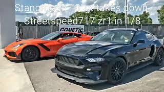 STANGMODE 18' GT TAKES DOWN  STREETSPEED717 ZR1 IN 1/8 MILE