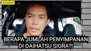 @amirudin4 BERAPA JUMLAH PENYIMPANAN DI DAIHATSU SIGRA?!