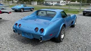 1975 Corvette Blue 4 Speed www.facorvette.com