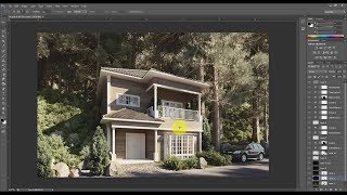 Tutorial 12 - Architectural Post Production in Photoshop - Part 01 - Urdu/Hindi