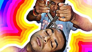 ASIM Barber Annhiliates His Customer Using Chop Sticks! | 100 Subscriber Special