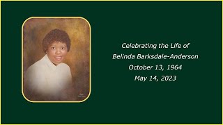 Belinda Barksdale Anderson Memorial Service