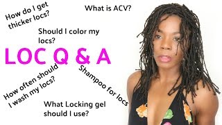 Q&A Video: How do I get Thicker Locs/Jungle Barbie