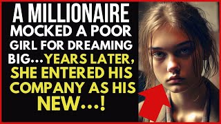 A MILLIONAIRE MOCKED A POOR GIRL’S DREAM…YEARS LATER, WHAT HAPPENED WAS SHOCKING!#stories #storytim