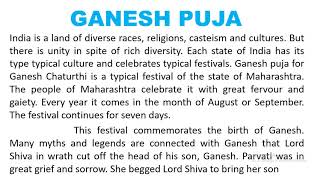 Essay on Ganesh Puja in English | #KamnaAcademy