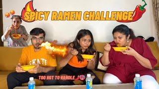 SPICY RAMEN NOODLES CHALLENGE🌶️🥵| yay or nay? #spicyfood  #spicynoodles  #spicyramennoodles