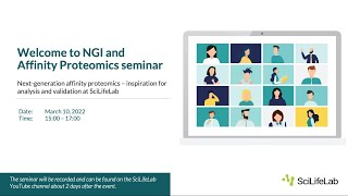 NGI and Affinity Proteomics seminar, March 10, 2022