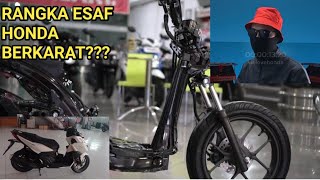 Rangka eSAF Honda Berwarna Kuning Ternyata Bukan Karat, Tetapi???