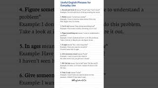 Useful Everyday English Phrases #shorts #learnenglish #englishphrases