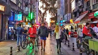 Walking in Kadiköy ; Lively Istanbul Streets in the Evening