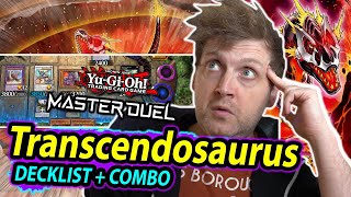 Transcendosaurus DECKLIST & COMBO | RANKED Yu-Gi-Oh! Master Duel!