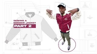 HOW TO SEW: Bomber Jacket | Part 2 (PDF Pattern Included) (Re-Upload)