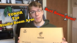 The Tonor T20 Studio Boom Arm Review and Unboxing