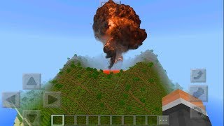 Realistic VOLCANO World in MCPE 1.2 (Minecraft PE Seed)