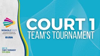 Court 1. - Team's Tournament - EUC2023 Miskolc