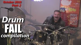 Drum FAIL compilation October 2018 Part 2 | RockStar FAIL