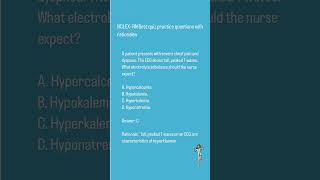 ECG Changes ( Hyperkalemia ) NCLEX-RN