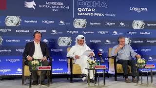 Pre-event press conference of  Longines Global Champions Tour first leg